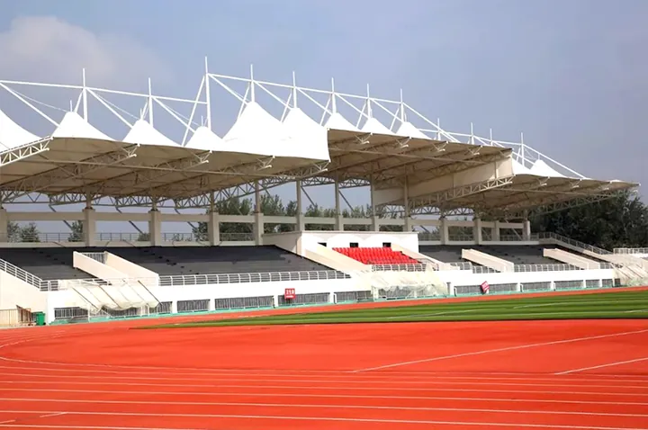 Luyi stadium membrane grandstand