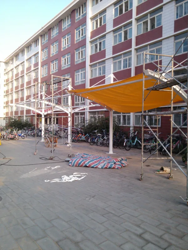 Steel and membrane carports — reference image