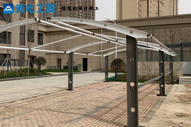 Membrane carport construction — reference image