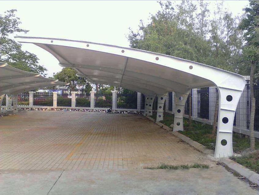 Seven-shaped carports for residential developments — reference image