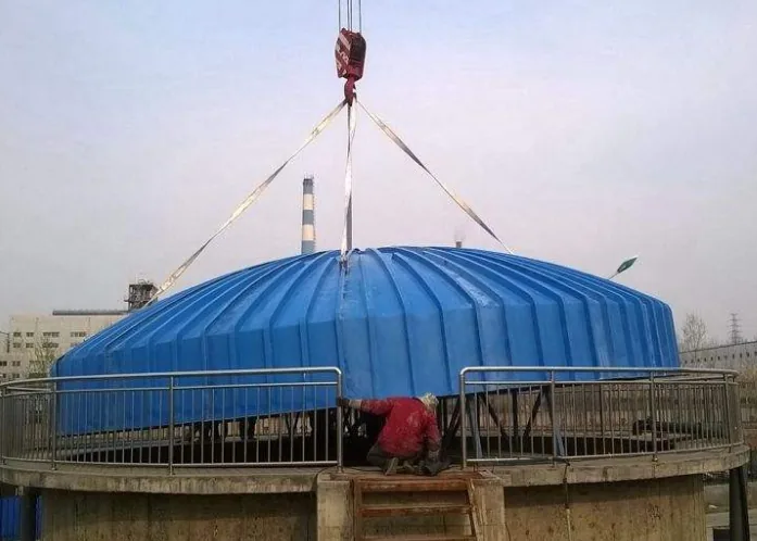 GRP covers for wastewater tanks — reference image