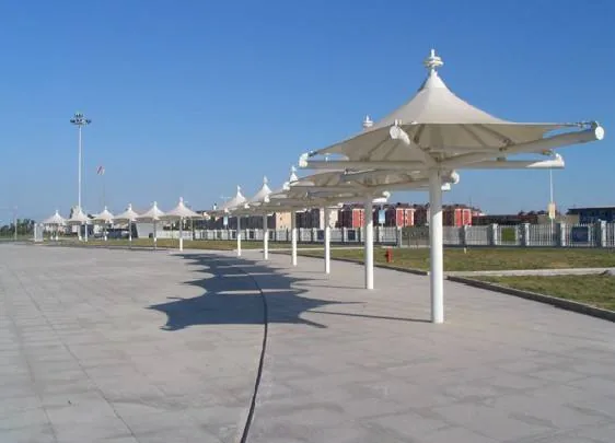 Grandstand roofs in membrane architecture