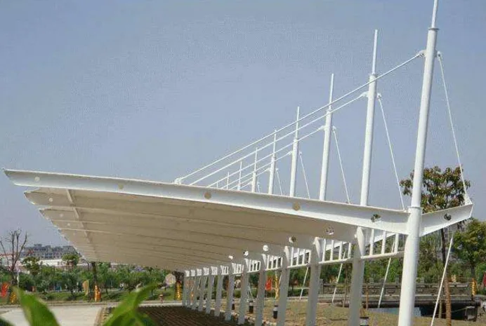 Column-supported membrane carports — reference image 2