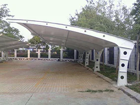 Seven-shaped carports for residential developments
