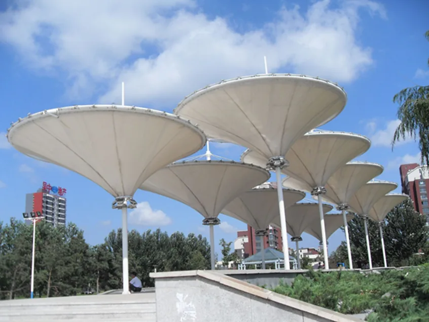 Membrane landscape structures for parks — reference image