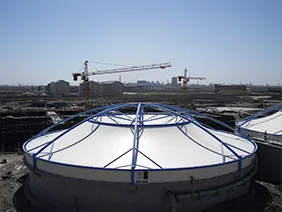 Wastewater covers in landscape-sensitive locations