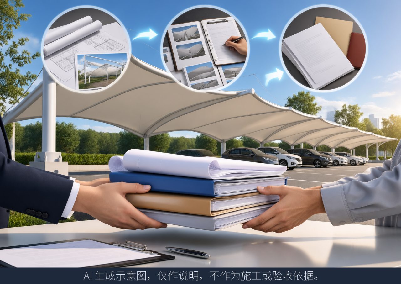 膜结构维护人员更换时,怎样移交图纸、检修和材料资料?示意图